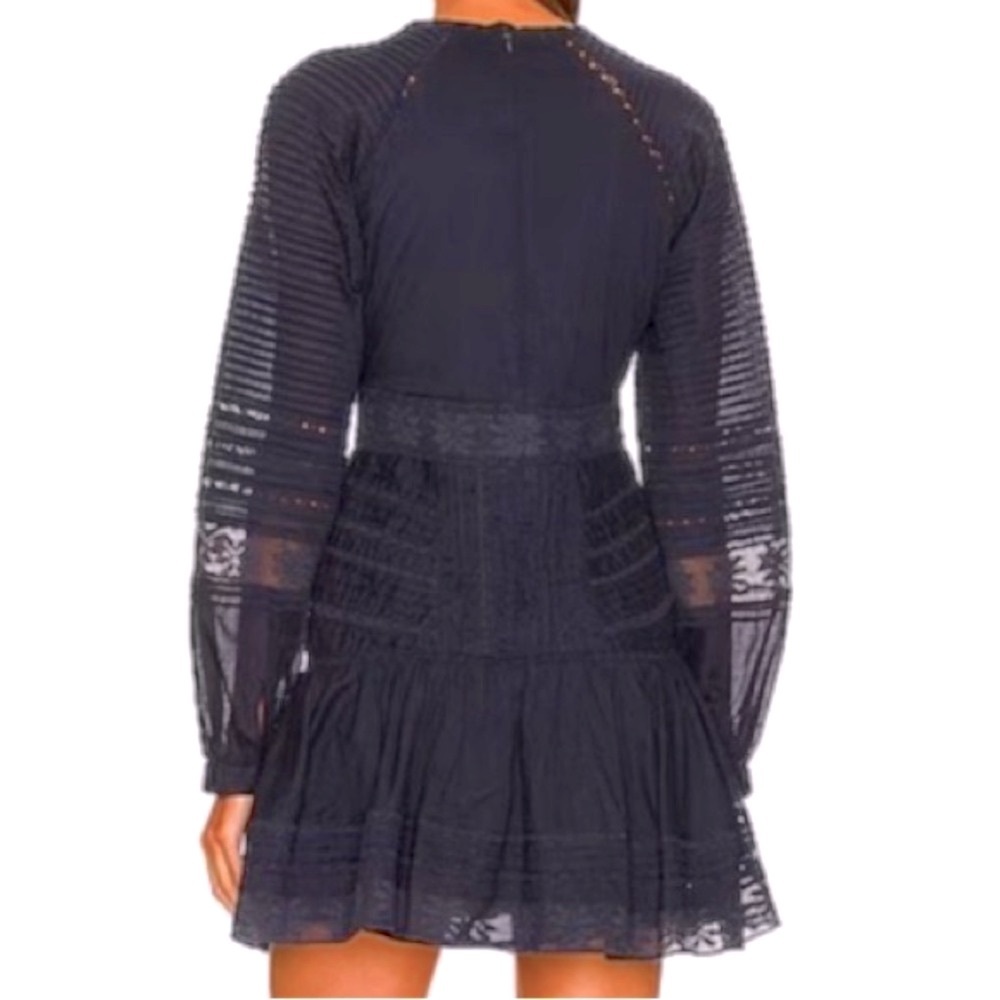 NWT Veronica Beard Addilyn Ink Blue Dress - Sz 8 - Picture 2 of 8